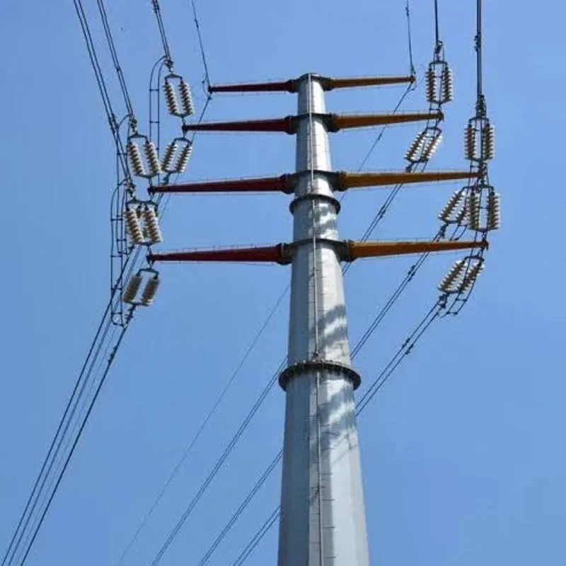 Oceľový rozvodný stĺp 33kV