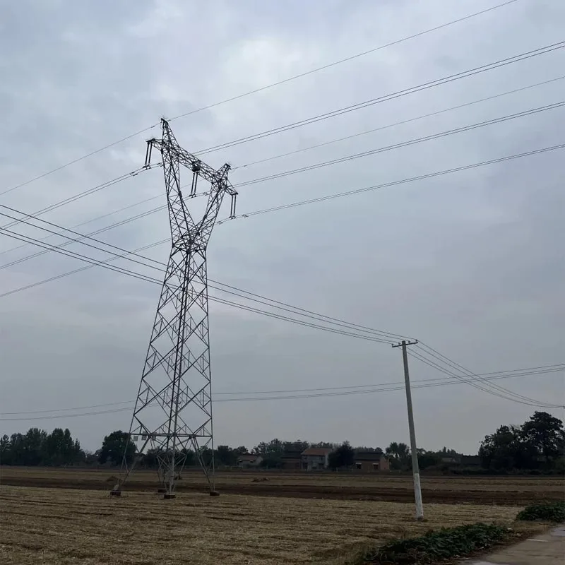 Vysokonapäťová uhlová oceľová transpozičná veža
